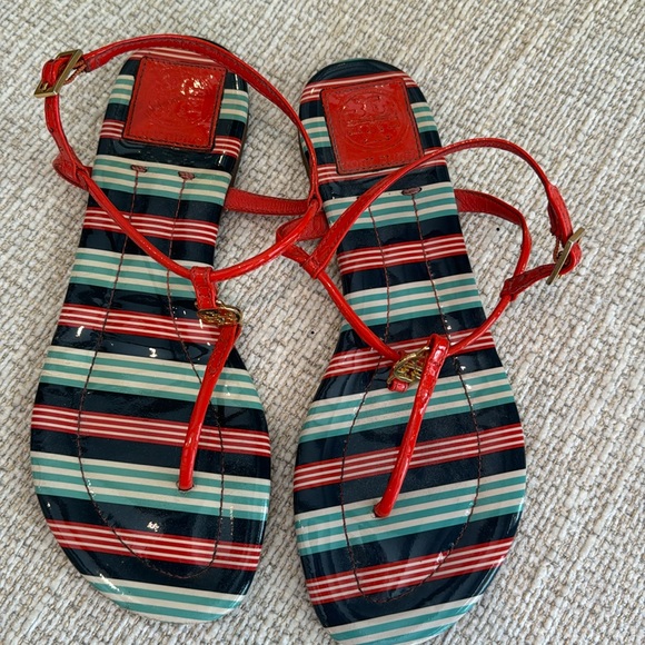 Tory Burch t-strap sandal size 7.5 - Picture 1 of 3